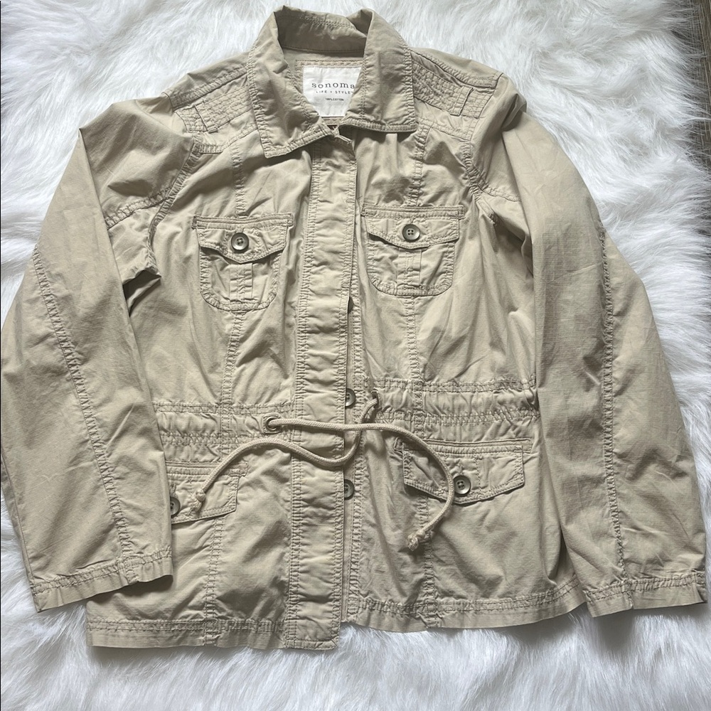 Sonoma tan women jacket Large